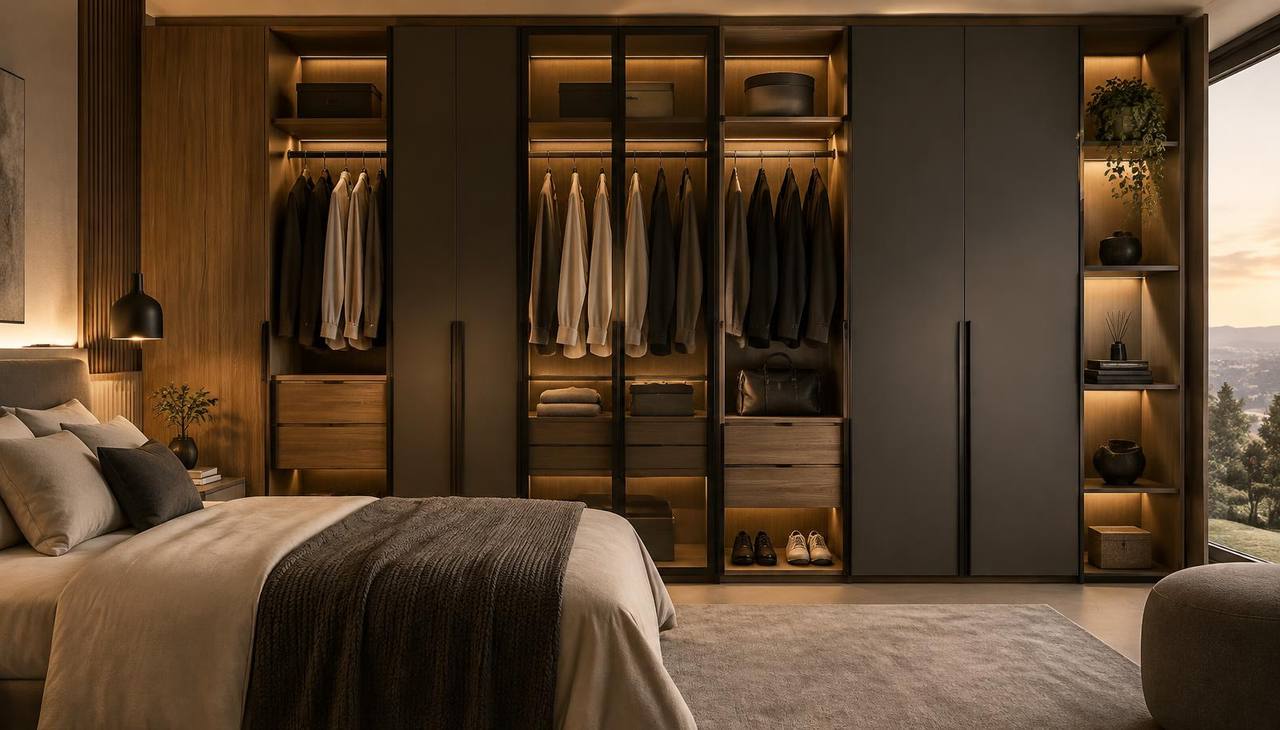 Closet planejado em MDF